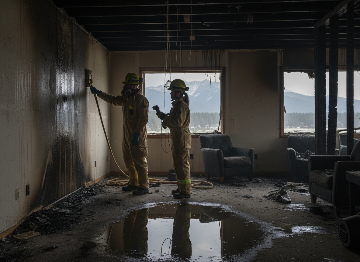 Checking for Hidden Water Damage After Fire Suppression in Sun Valley