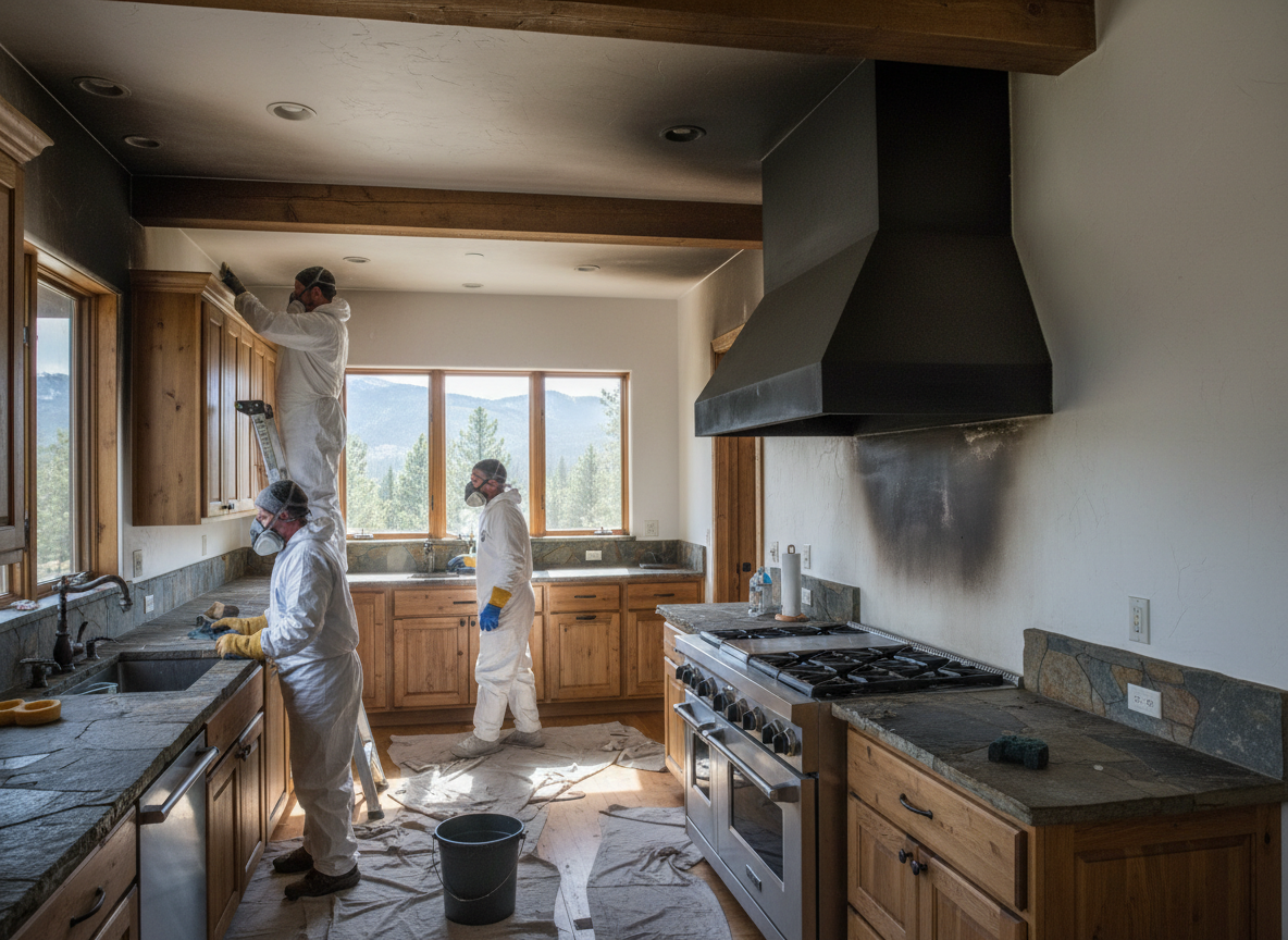 Removing Smoke Residue from Sun Valley Kitchens After Small Fires