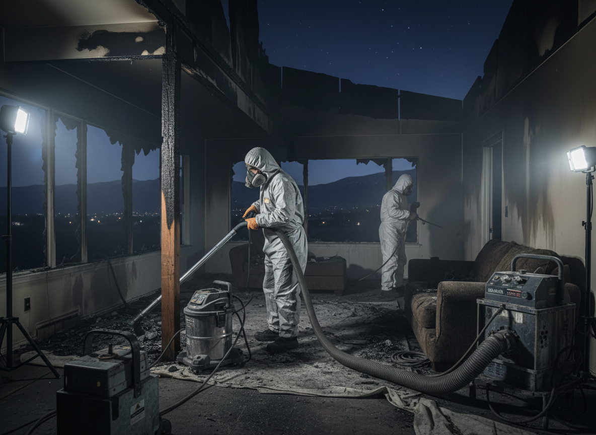 Fire Damage Restoration  in San Fernando