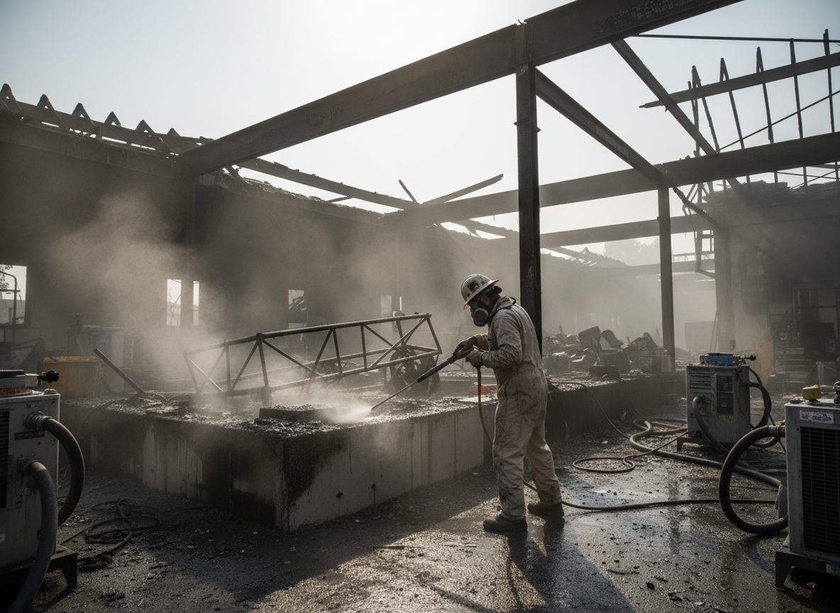 Commercial fire restoration in Sun Valley