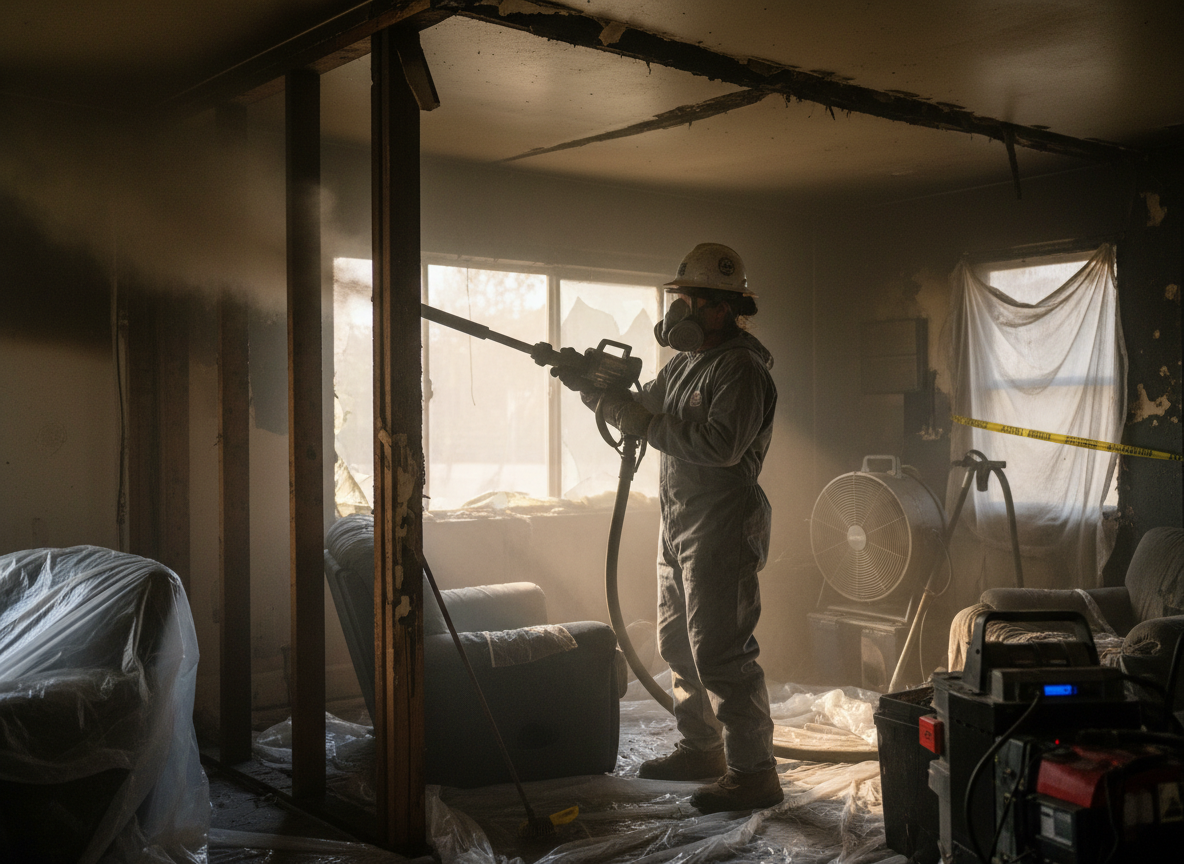 Emergency fire damage restoration in Sun Valley
