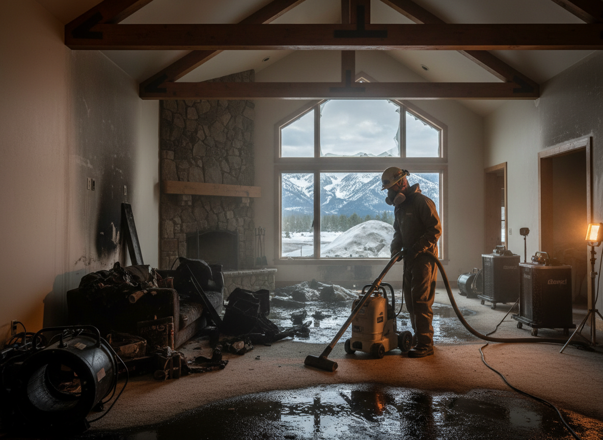 Fire and flood restoration in Sun Valley
