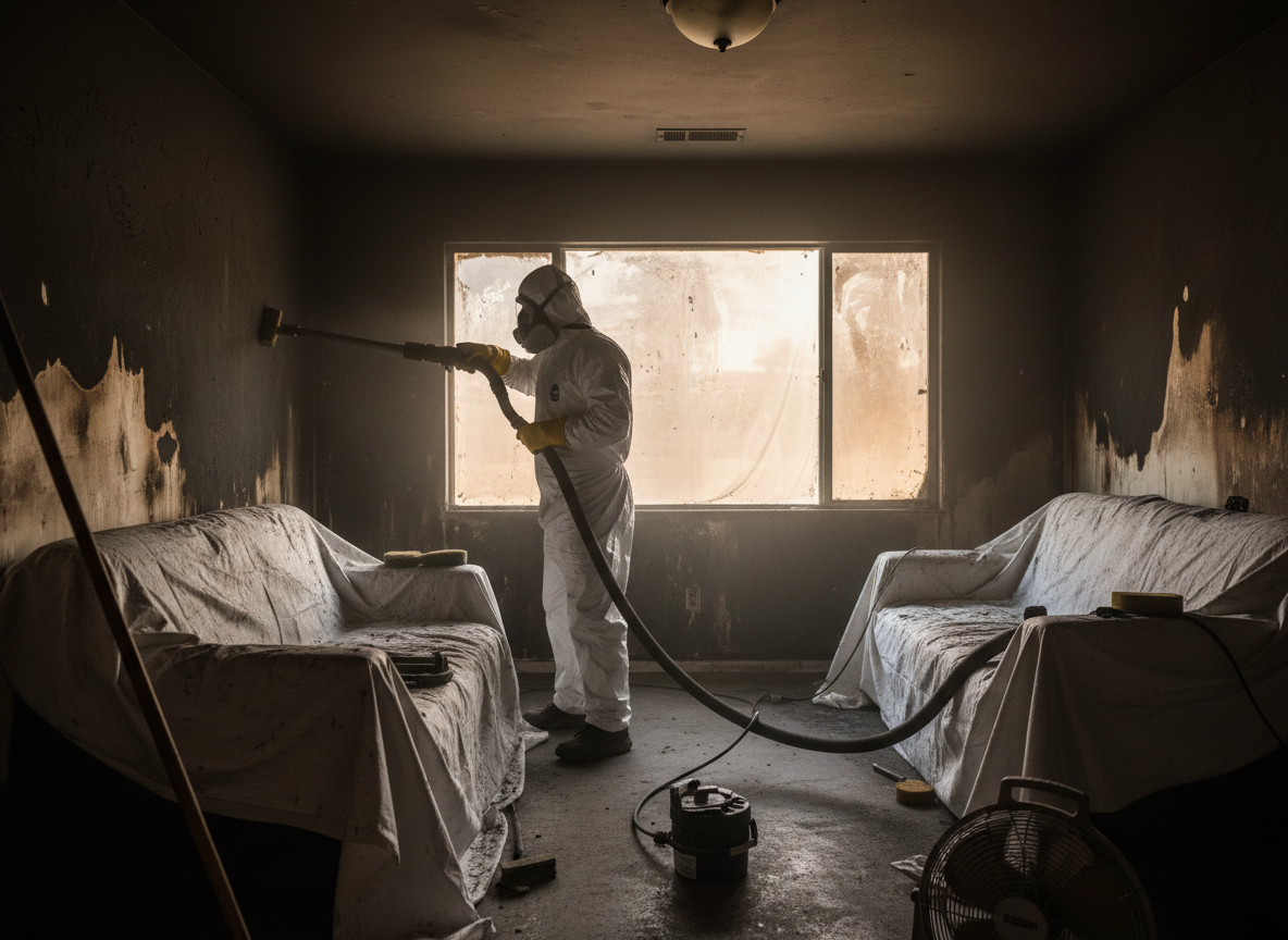 Smoke damage restoration in Sun Valley