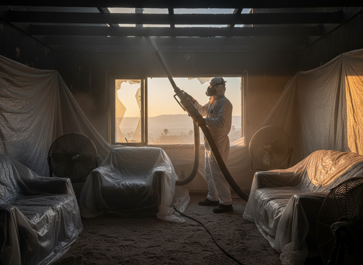 Fire Damage Restoration  in Burbank