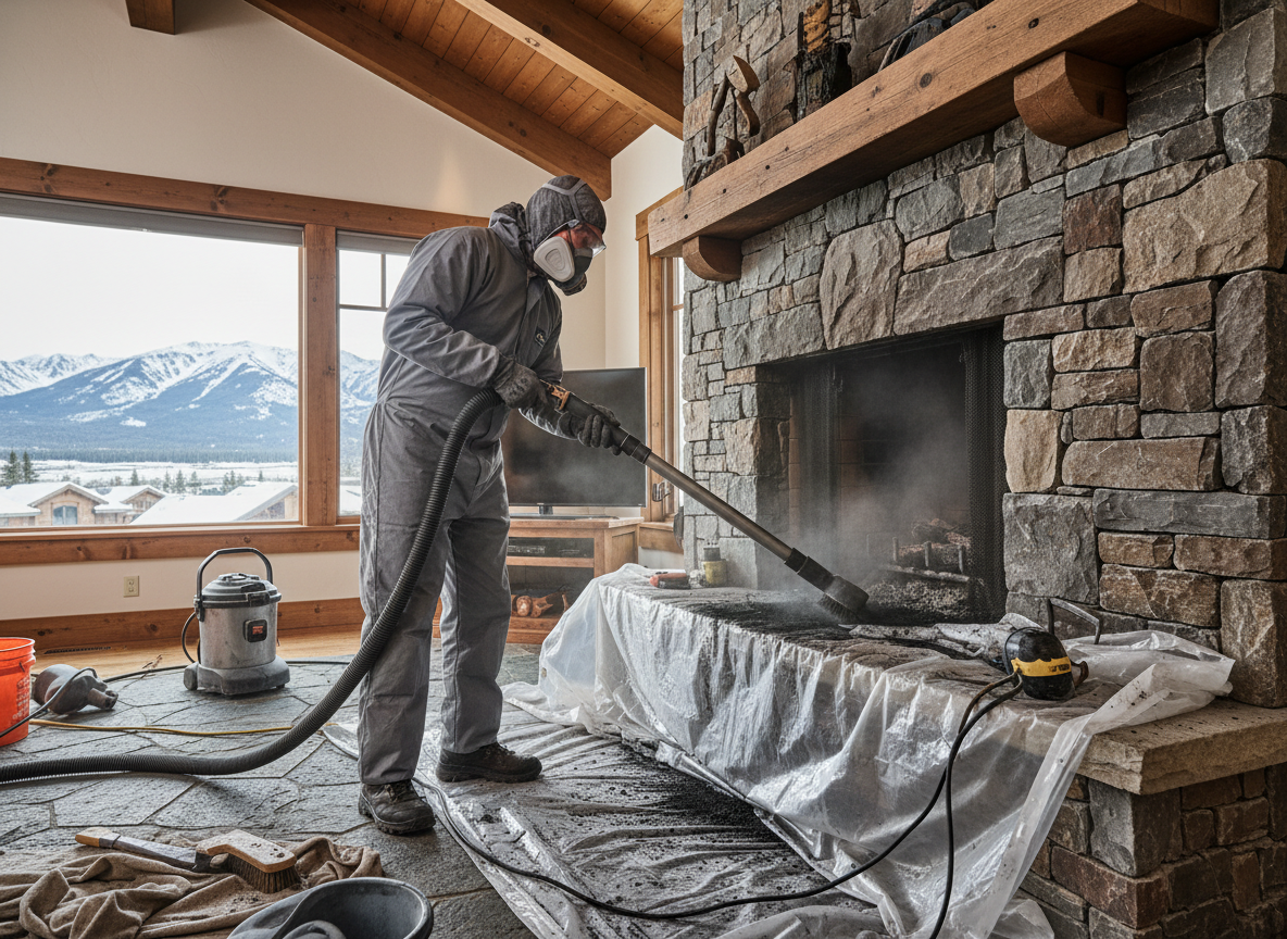 Soot removal in Sun Valley